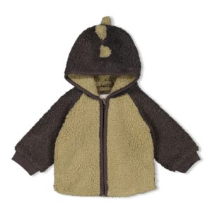 Bouclé jasje met capuchon - Rawrsome