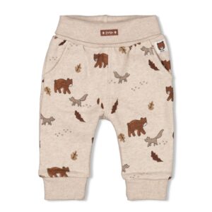 Broek AOP - Wild World Taupe melange