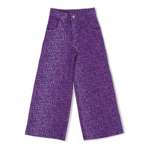 Flared broek AOP - Wild Soul lila