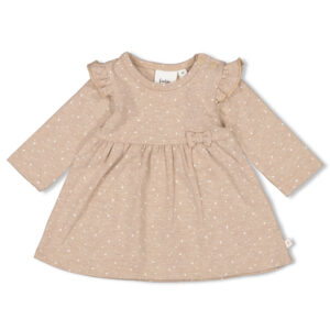 Jurk AOP - The Magic is in You taupe melange