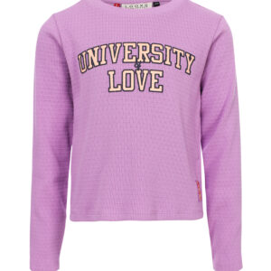 Little ajour rib T-shirt l/s