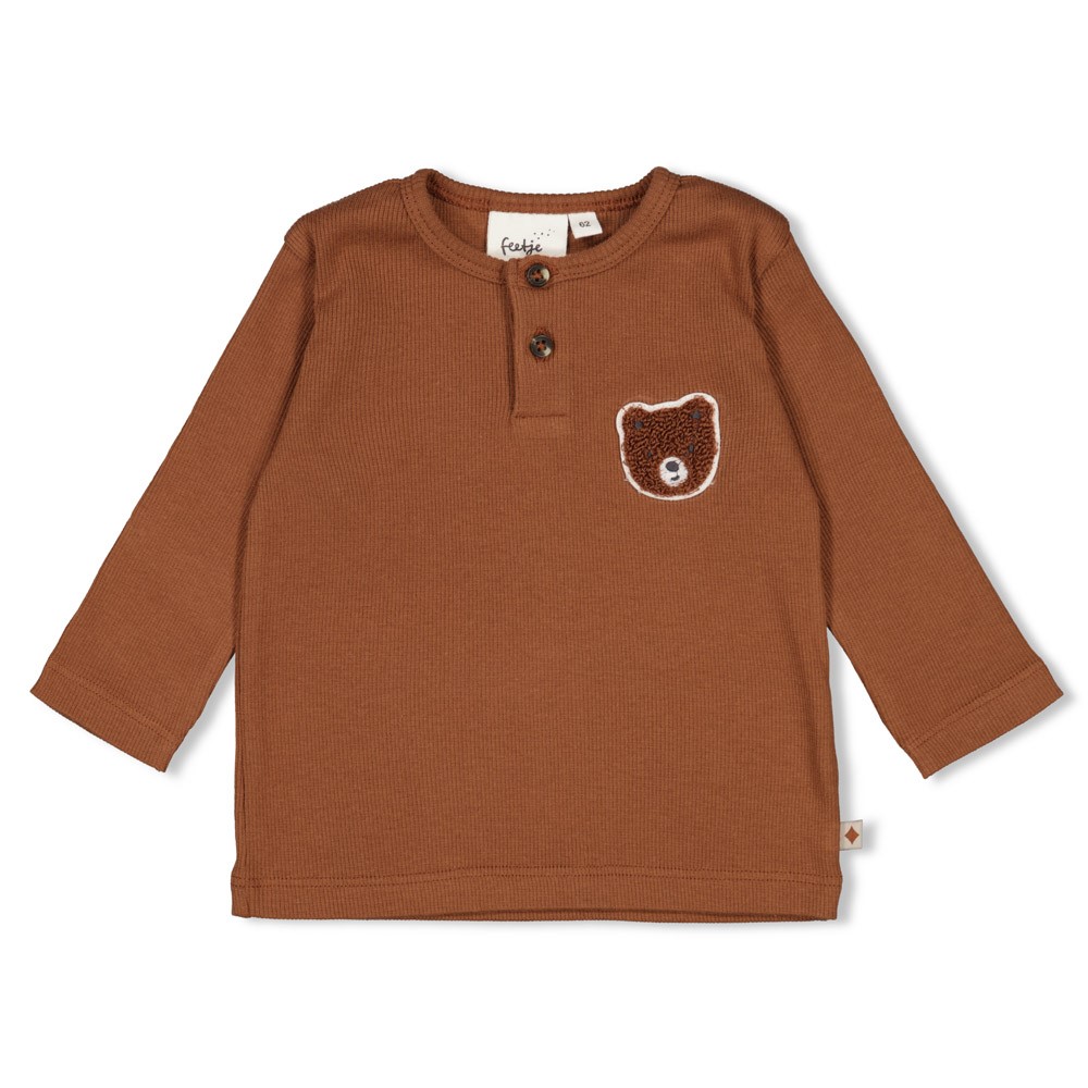 Longsleeve rib - Wild World Bruin