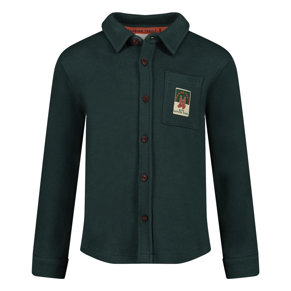 Overhemd - Chasing Trails petrol