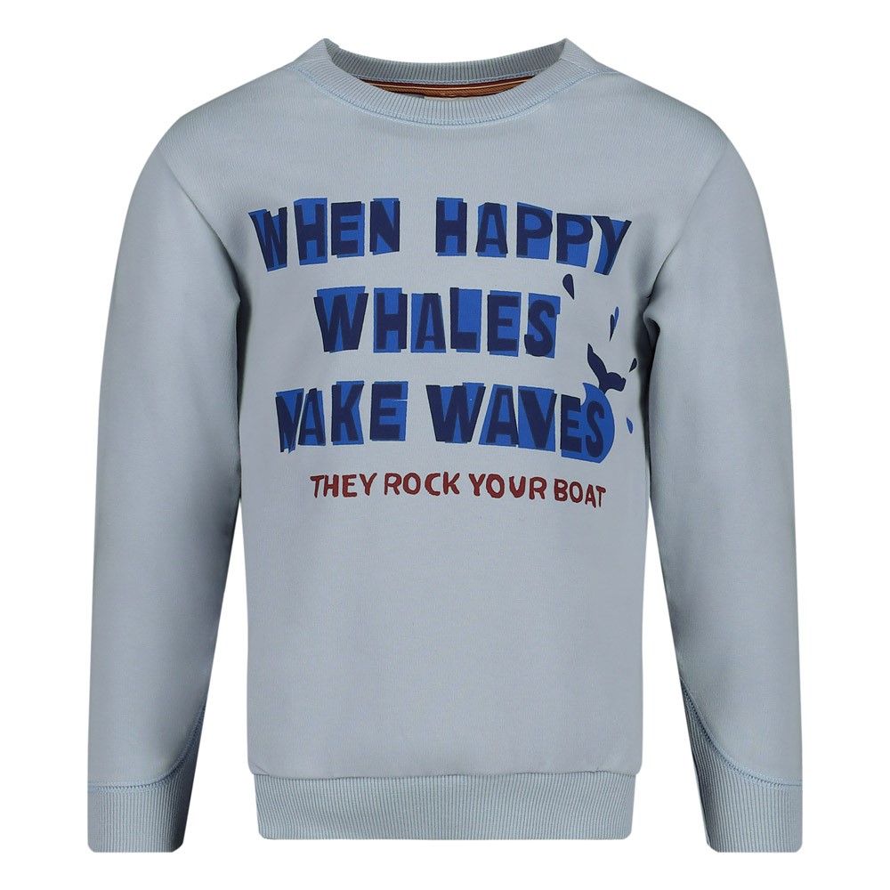 Sweater - Waves and Whales blauw