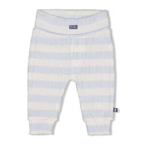 Broek rib met streep - Blue Ocean