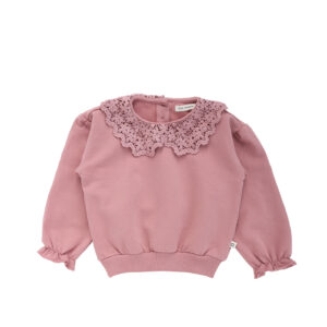 French Knit - Crochet Sweater Ash Rose