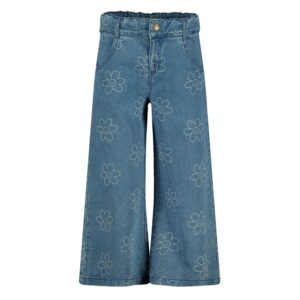 Jeans wide leg AOP - Rolling into Spring