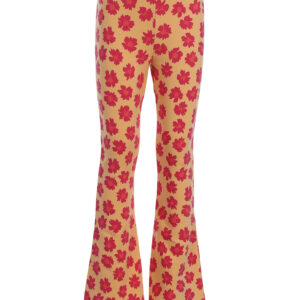 Little Flowered Flaired Sweat Pants