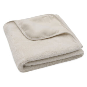 Deken Wieg 75x100cm Basic Jersey/Sherpa Oatmeal