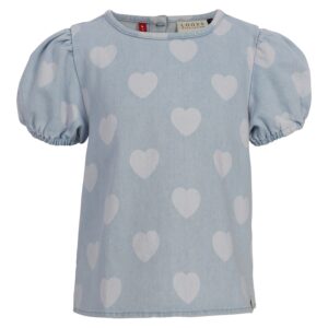 Little Heart Denim Top