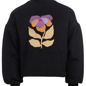 Little interlock sweater graphite