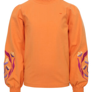 Little t-shirt longsleeve bright orange