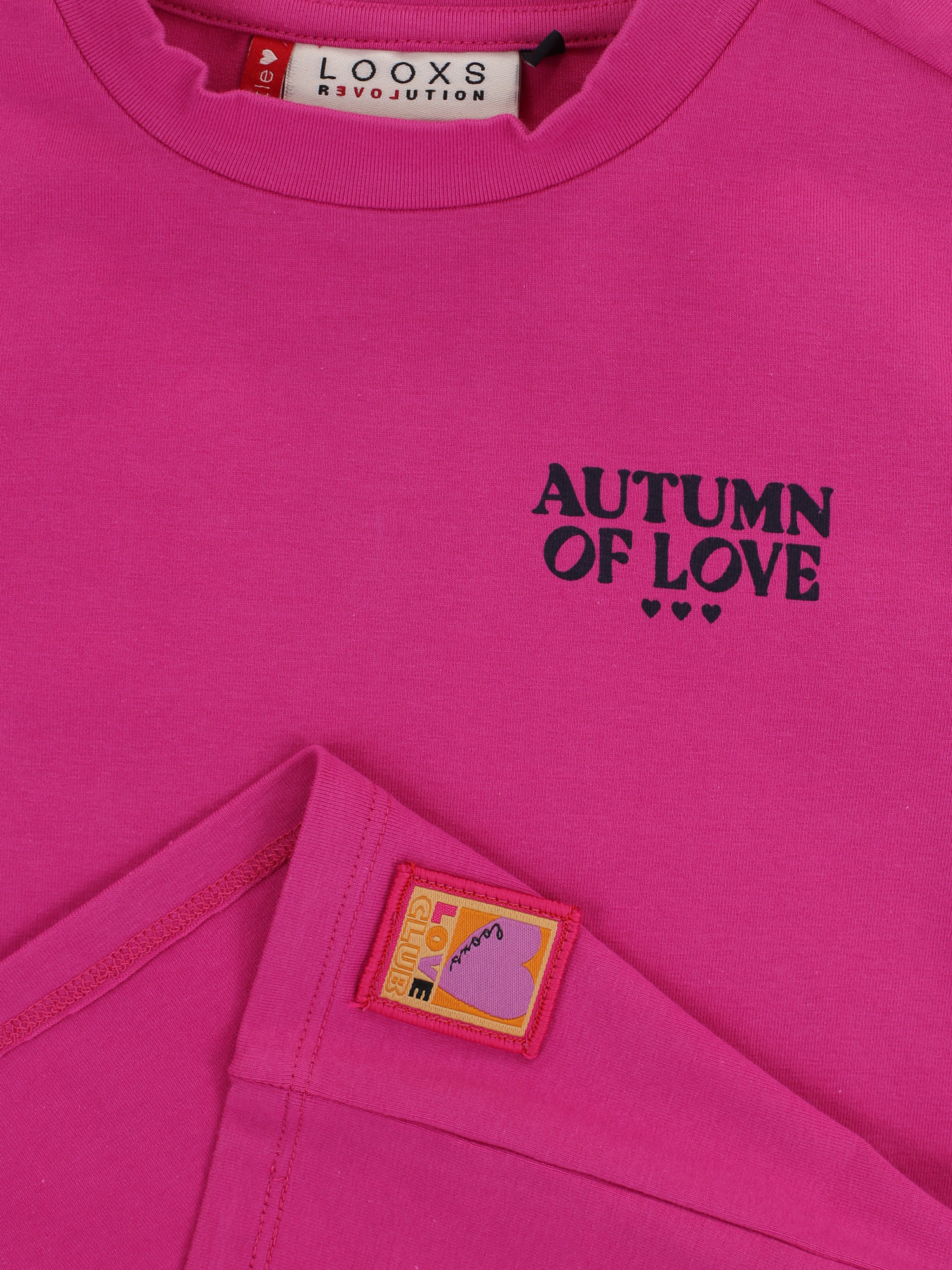 Little t-shirt longsleeve magenta pink