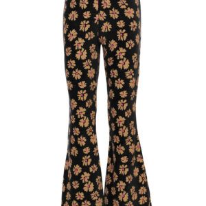 Little velvet flaire pants soft winterflower