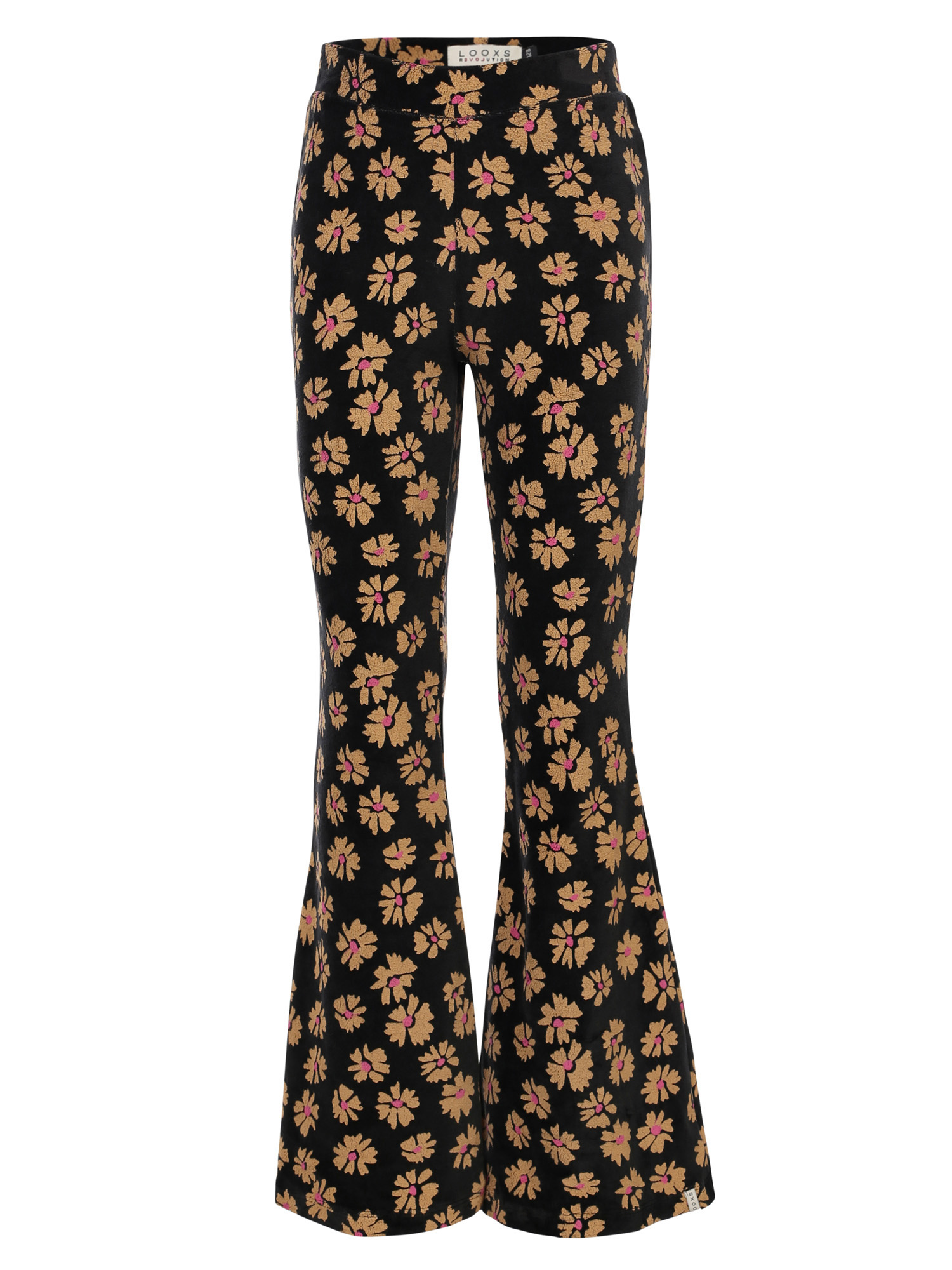 Little velvet flaire pants soft winterflower