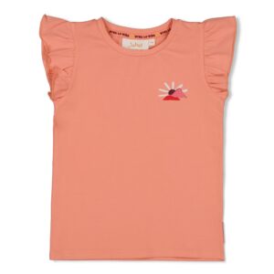 T-shirt met backprint - Salsa Sunset