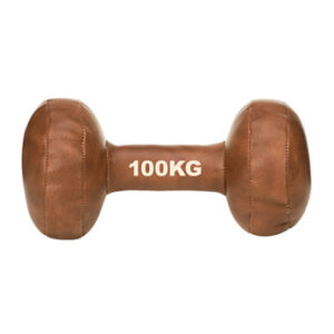 Vintage Dumbbell brown 16 cm