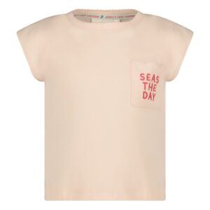 T-shirt met backprint - Lazy Lagoon