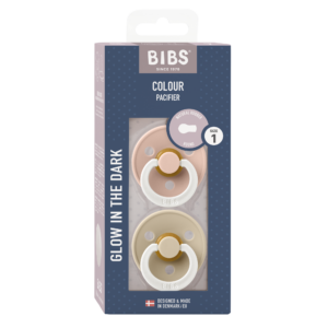 Bibs Colour 2 pck latex Size 1 blush/vanilla Night