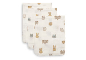 Hydrofiel Washandje 15x20cm - Jollies - 3 Stuks - Multicolor / One Size